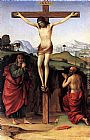 Crucifixion Wall Art - Crucifixion with Sts John and Jerome